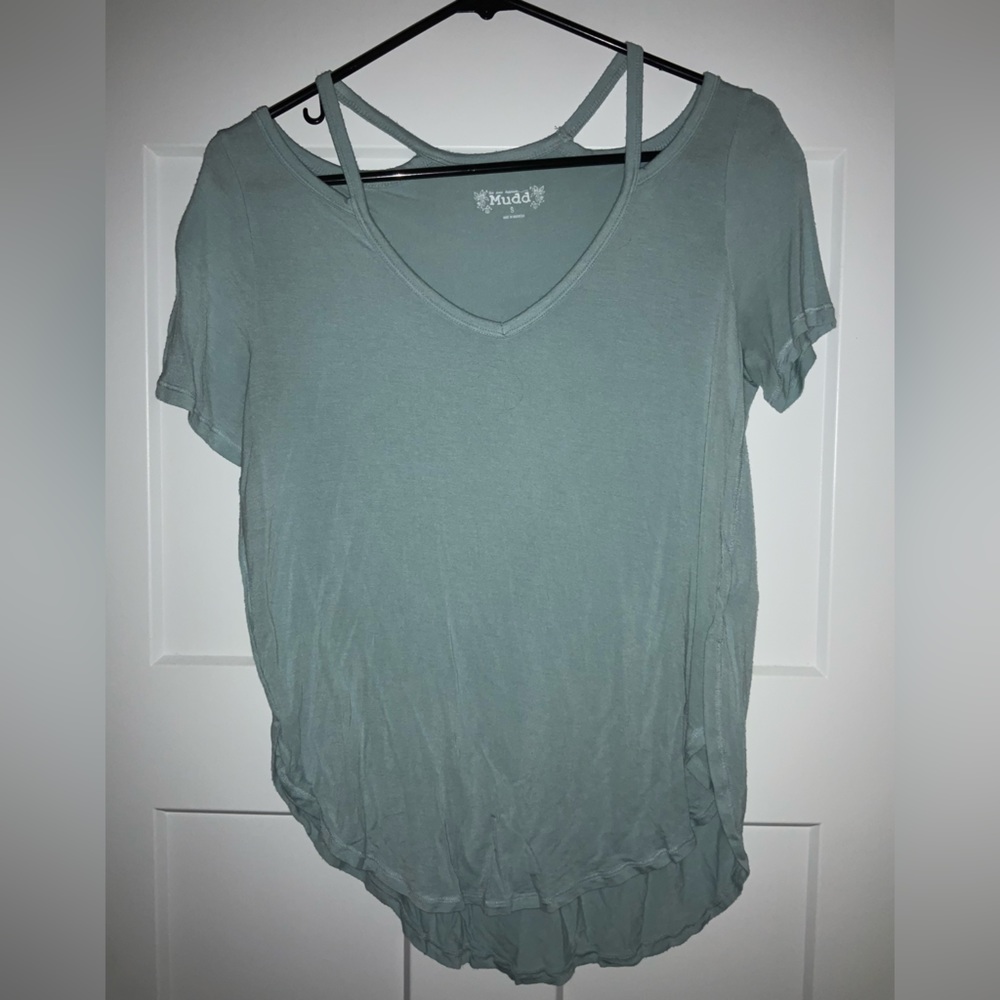 Cut out shoulder top